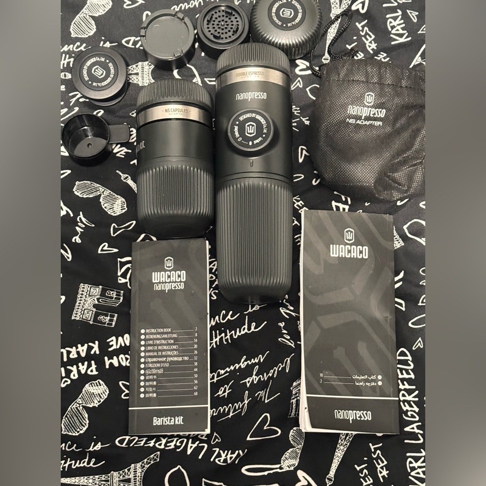 Wacaco Nanopresso Portable Espresso Maker capsules barista kit